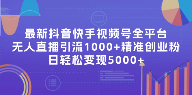 （11970期）最新抖音快手视频号全平台无人直播引流1000+精准创业粉，日轻松变现5000+-聚富网创