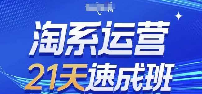 淘系运营21天速成班(更新24年10月)，0基础轻松搞定淘系运营，不做假把式-聚富网创