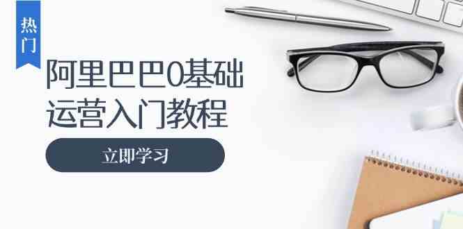 阿里巴巴运营零基础入门教程：涵盖开店、运营、推广，快速成为电商高手-聚富网创